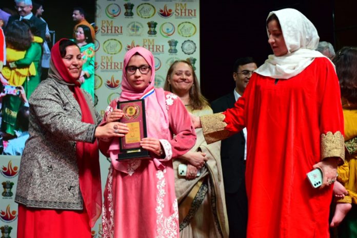 Minister Sakina Itoo during a function held on International Day of Persons with Disabilities.