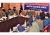 DIG NK Range, Maqsood-Ul-Zaman, addressing a gathering of police officers at DPL Baramulla on Thursday.