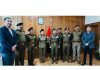 ADGP Jammu Zone Anand Jain, along with the newly promoted DySPs at ZPHQ Jammu on Friday.