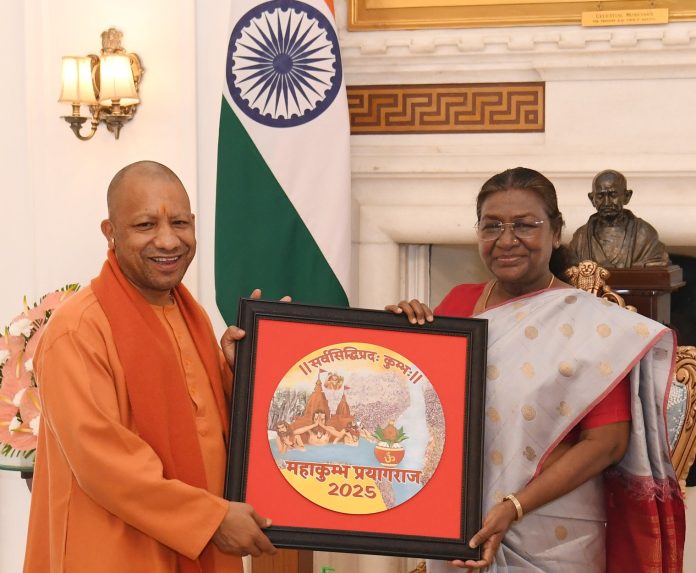 Adityanath meets President Murmu, invites her to attend Maha Kumbh