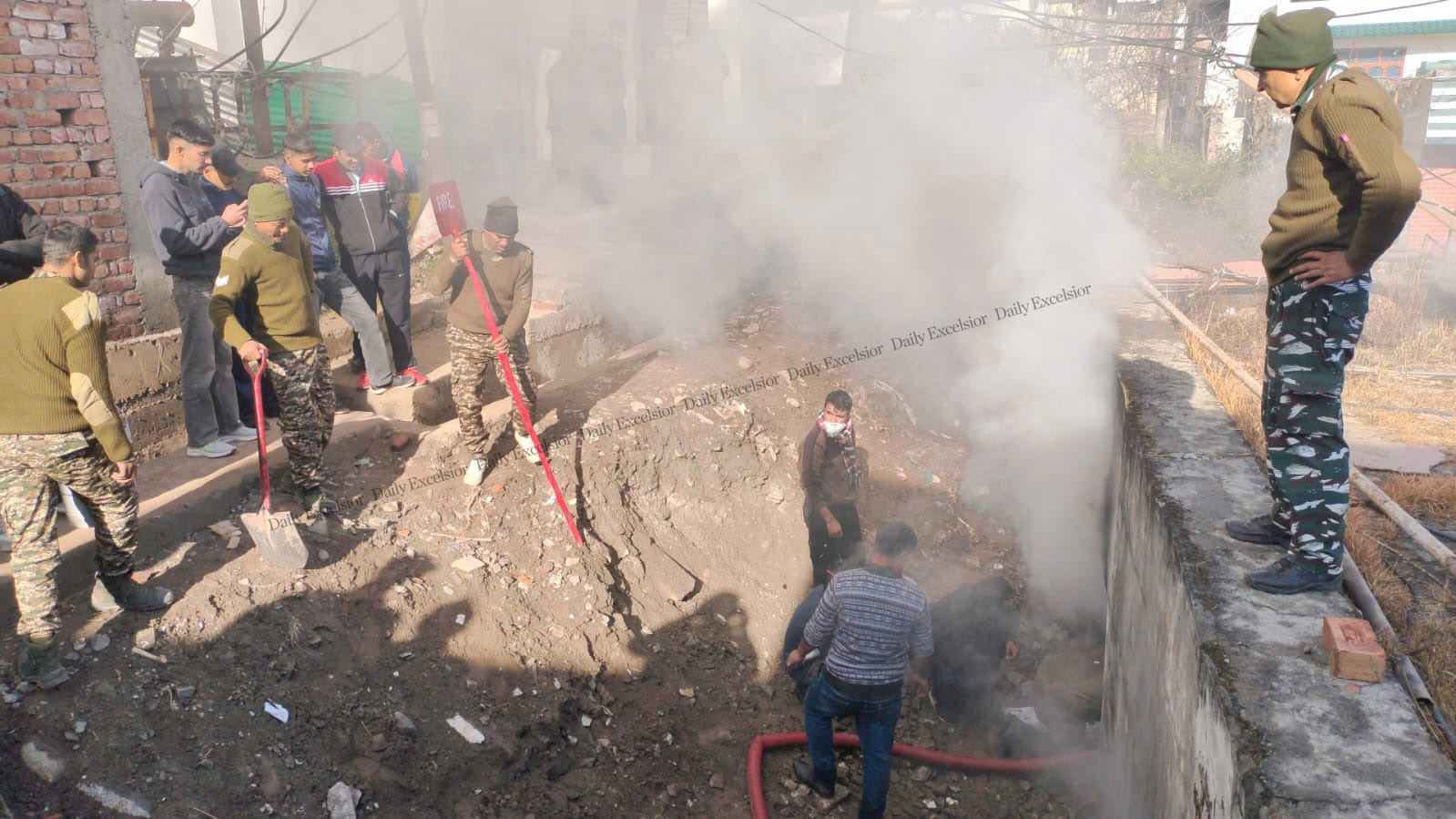 Record Room at Mendhar Sub-District Hospital Damaged in Fire