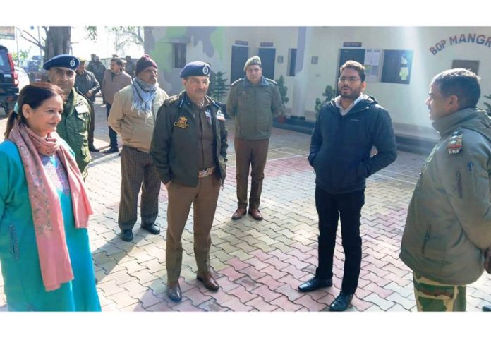 DM Jammu during visit to RS Pura.