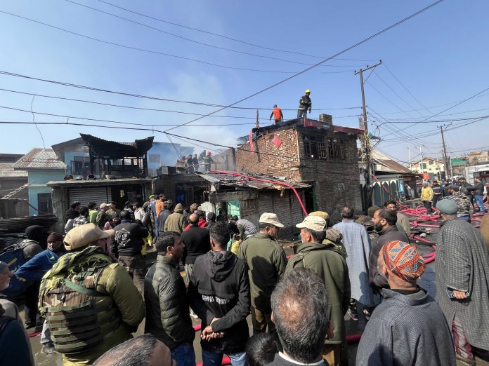 J&K | Five Residential Houses Gutted In Srinagar Fire Incident