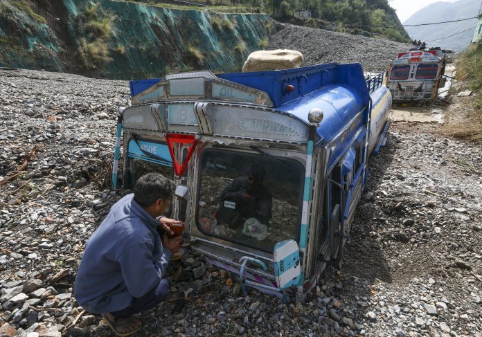 Landslide in Ramban after rains