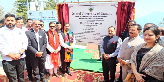 J&K To Spearhead India’s Global Initiative For Himalaya’s Climate Concerns: Dr Jitendra