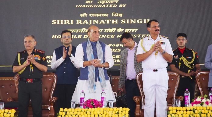 Rajnath Singh flags off Indian Ocean Ship SAGAR