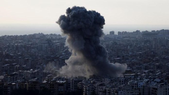 Israeli forces carry out airstrike on Beirut's southern suburbs