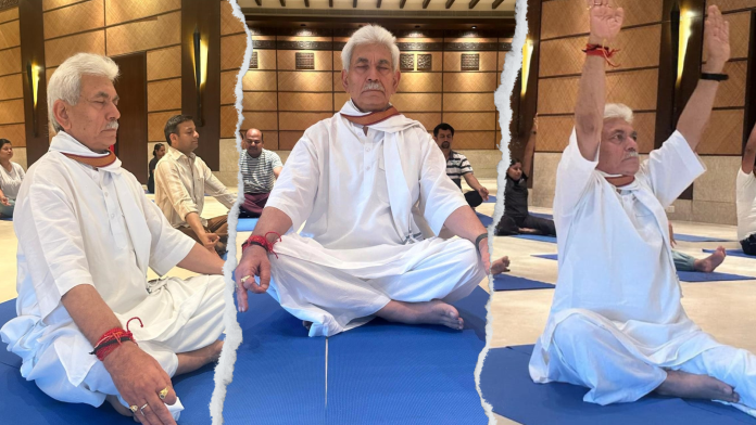Lt Governor Manoj Sinha Celebrates International Yoga Day 2025 in Srinagar