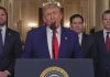 US President Donald Trump addresses Americans about the attack on Iran.