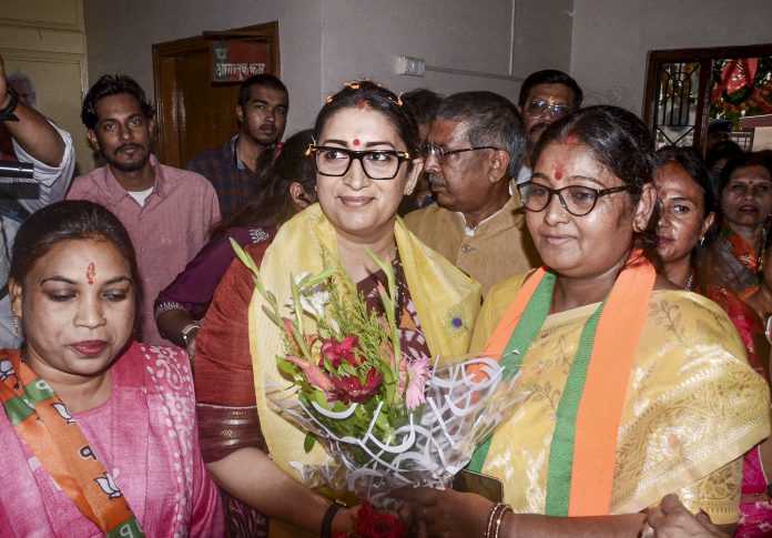 25 cr people lifted out of poverty in 11-yrs of Modi govt: Smriti Irani