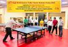 Dignitaries displaying their skills during inaugural event at MA Stadium.