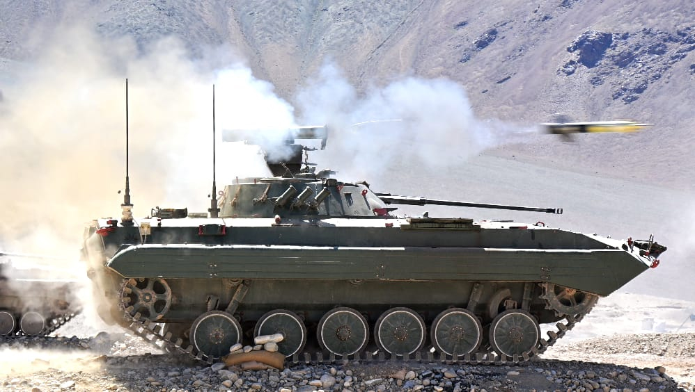 Army’s Fire And Fury Corps Conducts Integrated Firing Exercise In Ladakh