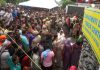 Rush of Amarnath pilgrims to get the token for yatra registration in Jammu on Monday. -Excelsior/Rakesh